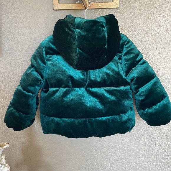Toddler Gymboree velvet puffer jacket - Picture 7 of 11